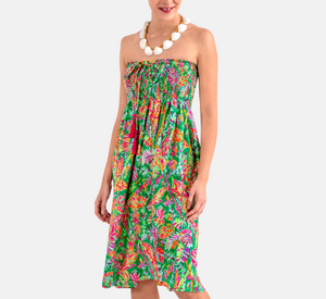 Gretchen Scott - Haight Ashbury Dress/Skirt in Kelly Multi