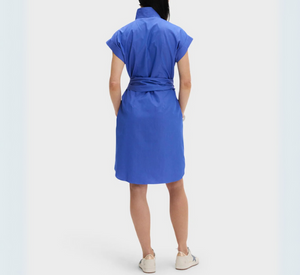 SARAH ALEXANDRA - Cap Sleeve Collared Dress in Blue Lagoon