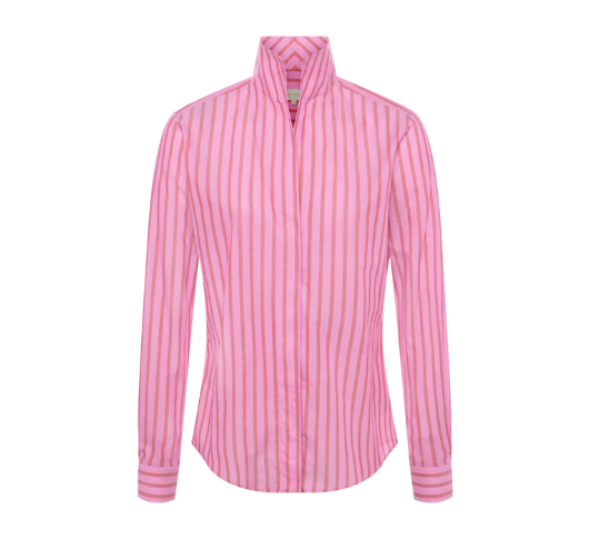 SARAH ALEXANDRA - Cotton Collar Button Down in Cherry Blossom