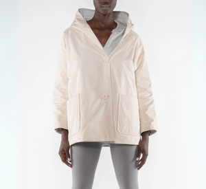 OOF - Reversible Water Repellent Jacket in Grey and Cream
