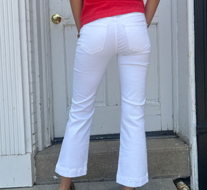 Elliot Lauren - Crop Jeans in White