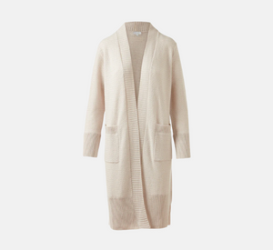 Kinross Cashmere – Duster Cardigan in Oat