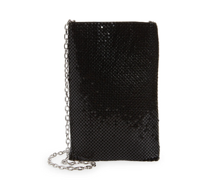 Whiting & Davis - Mesh Crossbody Pouch in Black