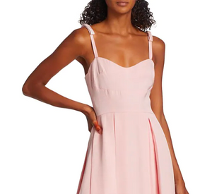 
            
                Load image into Gallery viewer, ML Monique Lhuillier - Faille Sweetheart Pleated Midi-Dress
            
        
