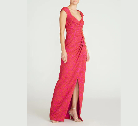 
            
                Load image into Gallery viewer, Theia - Barbara Scoop Neck Column Gown
            
        