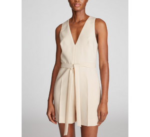 Halston - Jordan Cream Romper