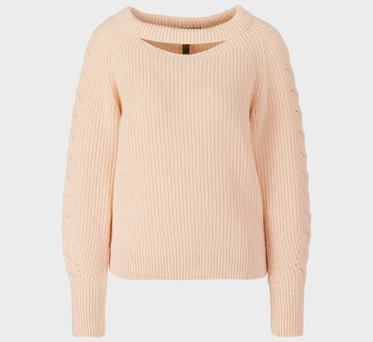 Marc Cain - Cable Knit Sweater in Blush