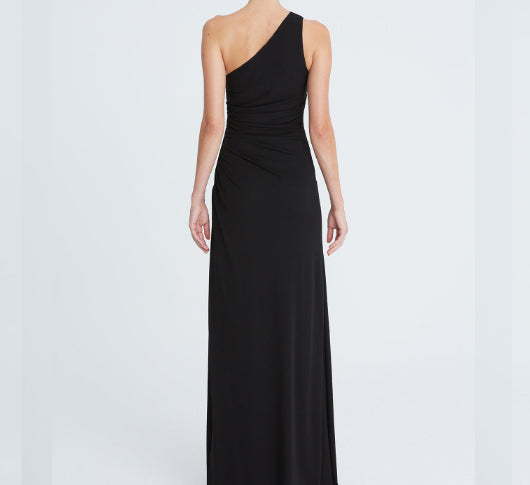 Halston - Amira Jersey Black Dress
