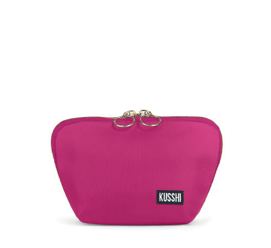 
            
                Load image into Gallery viewer, Kusshi - Everyday Makeup Bag in Pink/Teal
            
        
