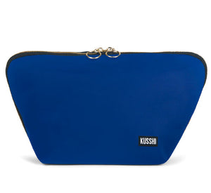 
            
                Load image into Gallery viewer, Kusshi - Signature Makeup Bag in Royal Blue/Red
            
        
